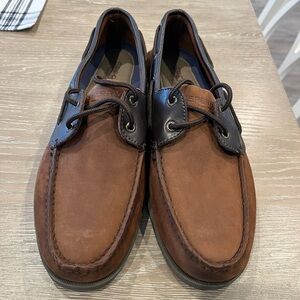 Sperry Men's Dark Brown Leather Boat Shoes